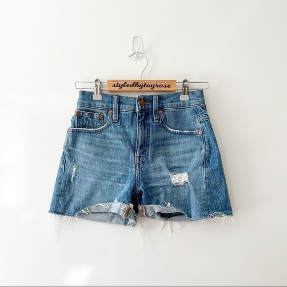 Madewell High-Rise Denim Shorts in Jordie Wash - Picture 6 of 12